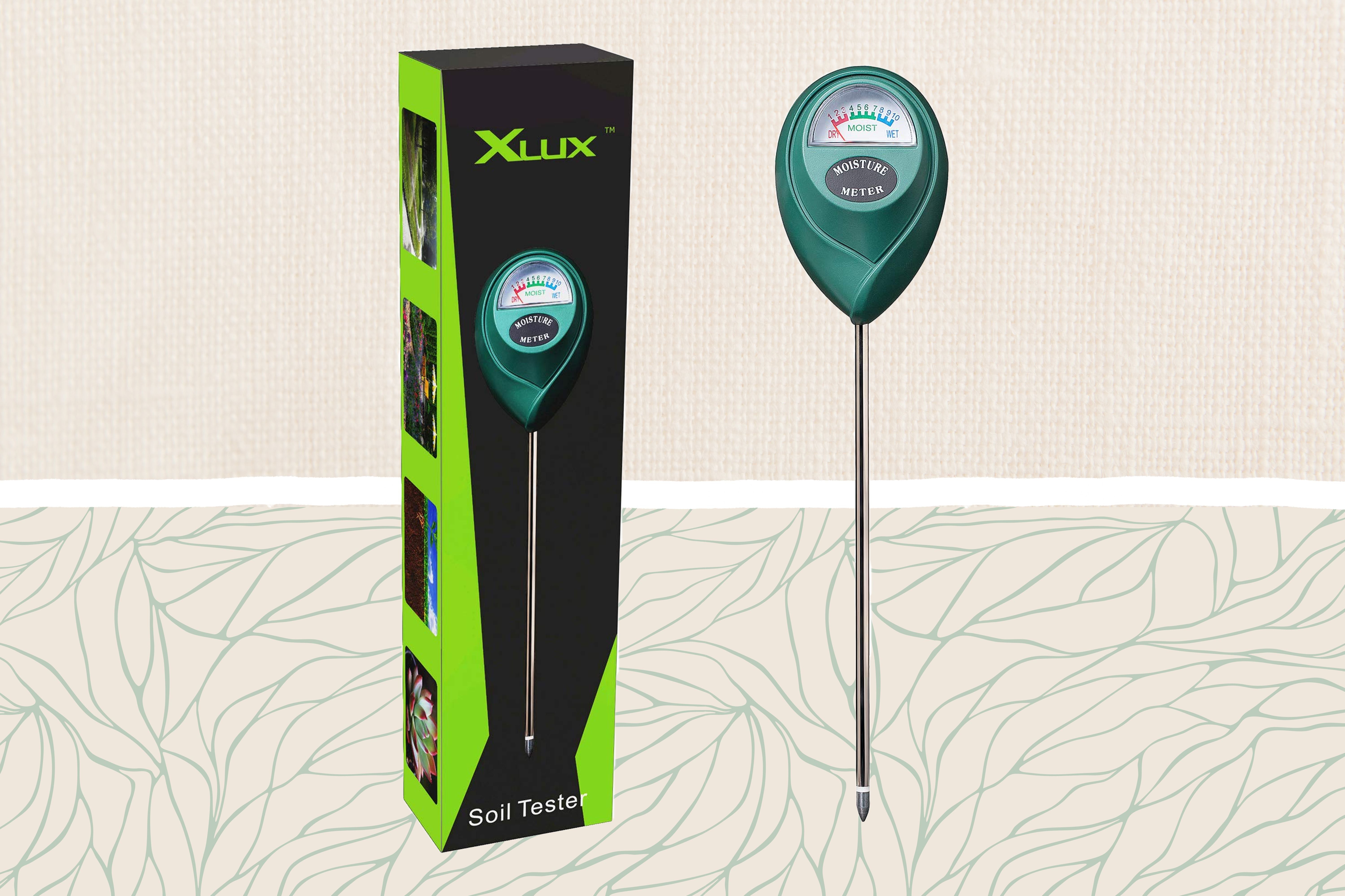 xlux soil moisture meter XLUX Soil Moisture Meter, Plant Water Monitor, No Batteries Required – Everything gardening